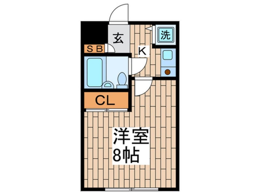 間取図 本門寺ハウス