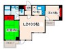 勘五郎ビル 2LDKの間取り