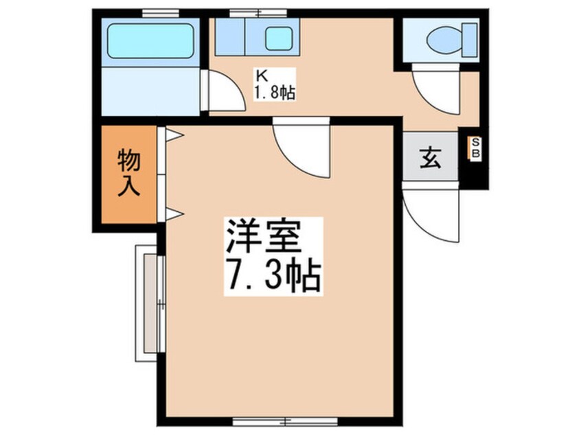 間取図 ミハスハイツ