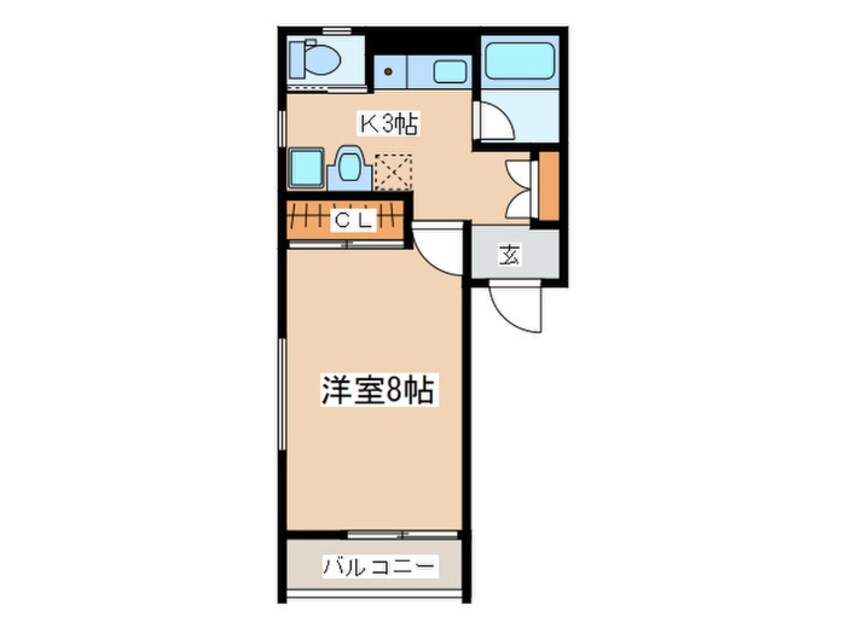 間取図 ＮＯＧＡ茅ヶ崎