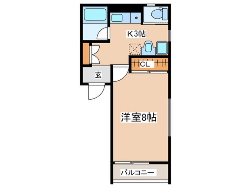 間取図 ＮＯＧＡ茅ヶ崎