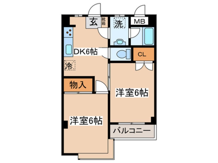 間取図 市橋ビル