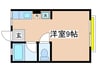 ハイツコウガクＢ 1Rの間取り