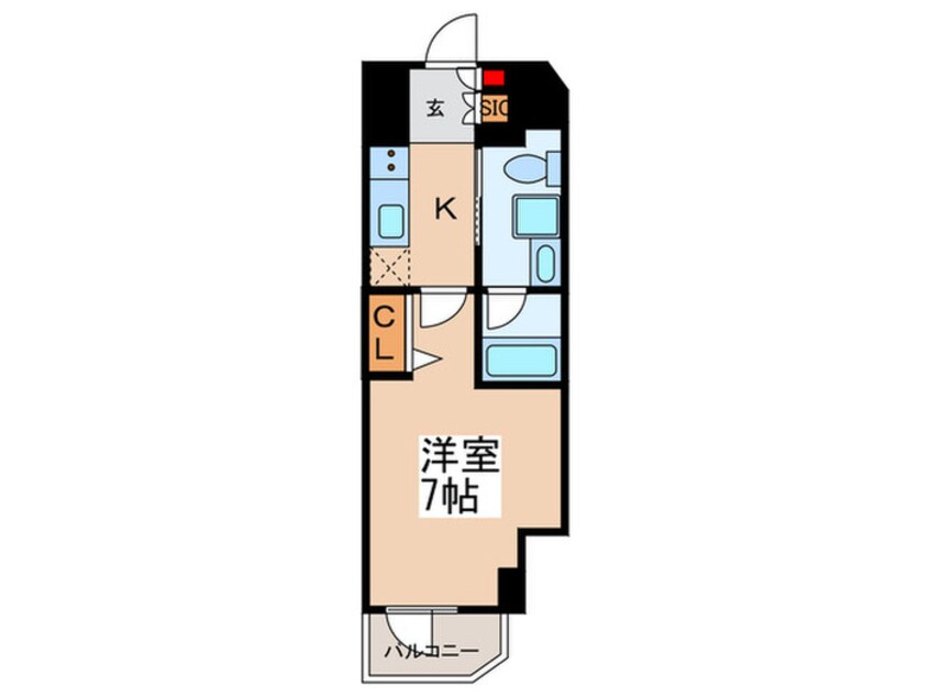 間取図 ＧＲＡＮ　ＰＡＳＥＯ田原町