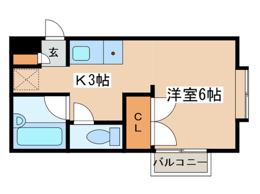 間取図 ファインクレストＢ