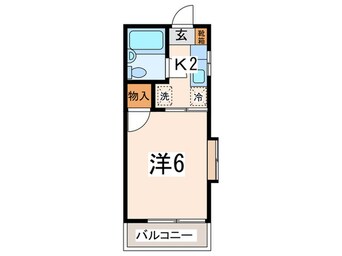 間取図 カーベル上星川