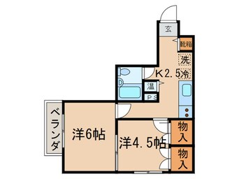 間取図 日神パレス梅屋敷　４０３号室