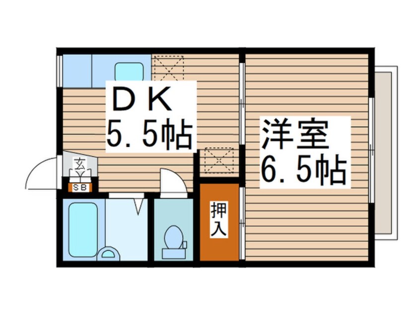 間取図 山崎ハイツ