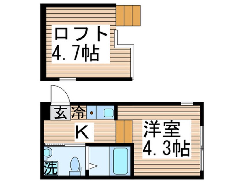 間取図 ハーモニーテラス梅田ⅩⅡ