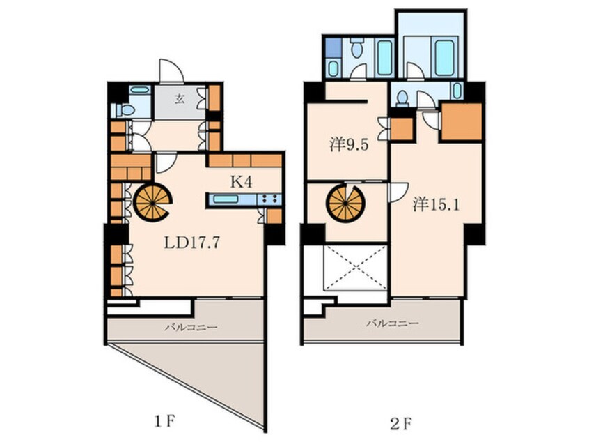 間取図 南青山ガーデンコート