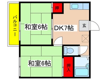 間取図 ストークハウス東百合丘A