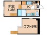 仮）東金町四丁目④コーポ 1Kの間取り