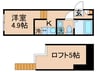 仮）東金町四丁目④コーポ 1Kの間取り