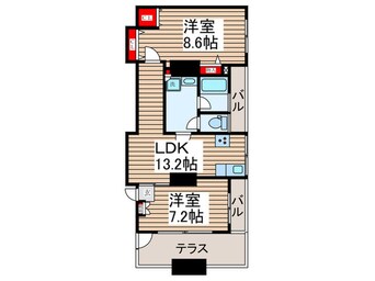 間取図 東雲ｷｬﾅﾙｺ-ﾄCODAN12号棟