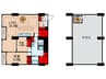 東雲ｷｬﾅﾙｺ-ﾄCODAN12号棟 2LDKの間取り