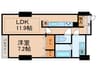 東雲ｷｬﾅﾙｺ-ﾄCODAN12号棟 1LDKの間取り