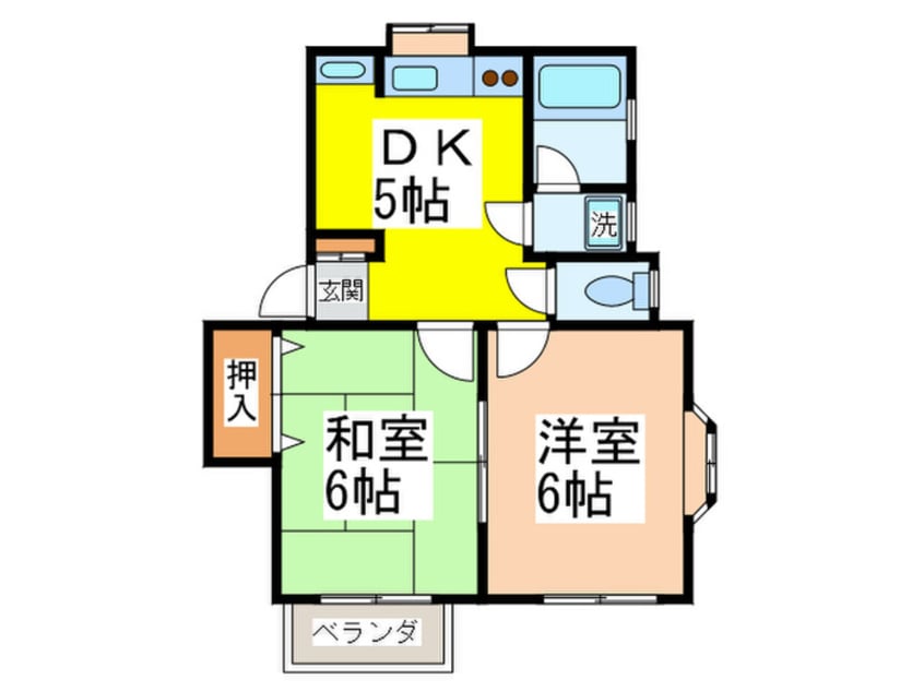 間取図 アタケハイム
