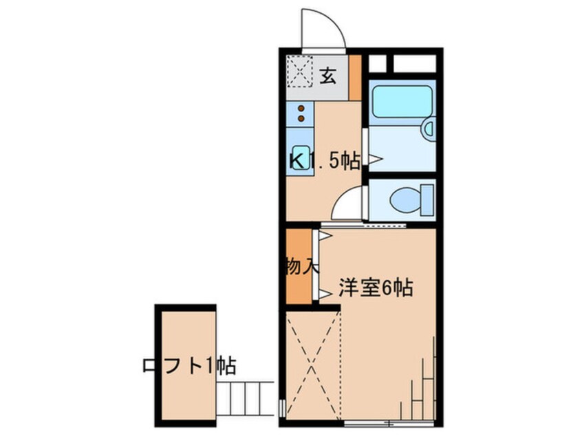 間取図 プレジール中町