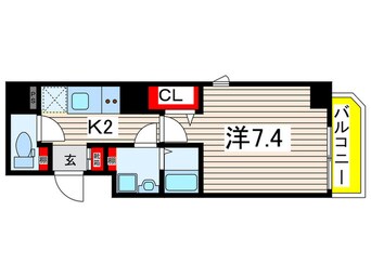 間取図 RELUXIA新大橋RiverSide(1001)