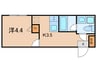 BellStage　新宿四谷 1Kの間取り