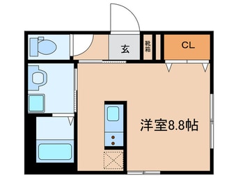 間取図 ビューノ小竹向原