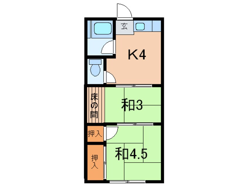 間取図 やよい荘