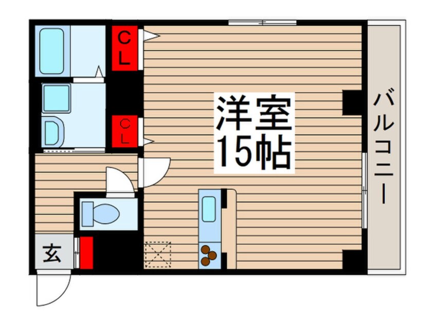間取図 プレイアデ北上野