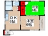 メゾン宏和 2DKの間取り