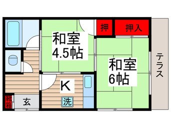 間取図 共栄荘