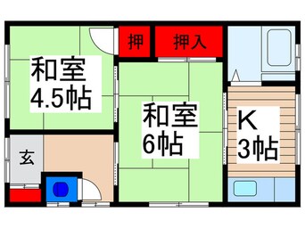 間取図 共栄荘