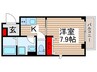 ビューノ高砂 1Kの間取り