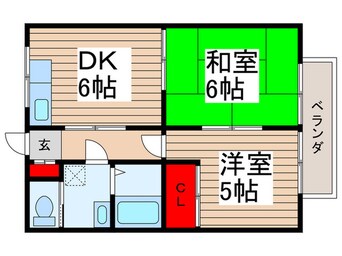 間取図 コーポ伊賀谷