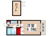 メゾン鎌ヶ谷B 1Kの間取り