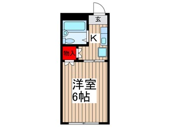 間取図 ドミール中島