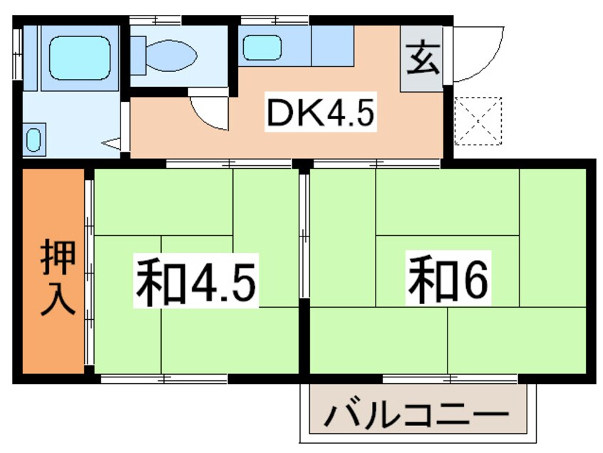 間取図 第２鈴木ハイツ