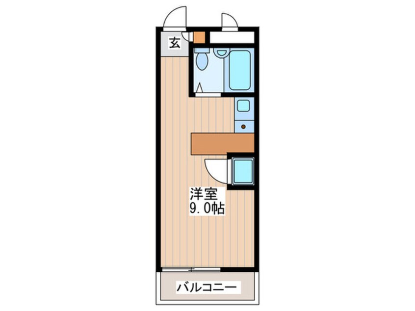 間取図 鷹の台ハイツ