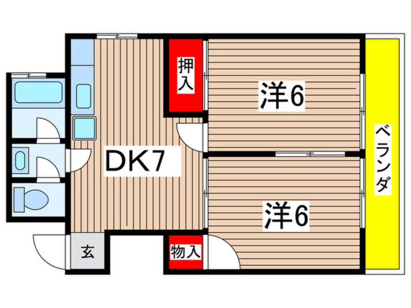 間取図 大島ビル