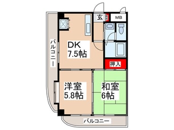 間取図 飯尾ビル