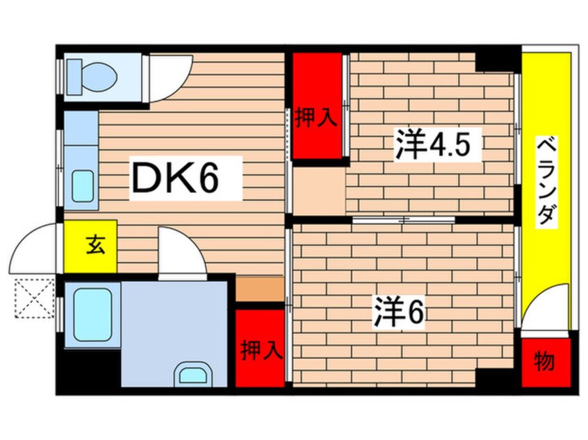 間取図 浜田ビル