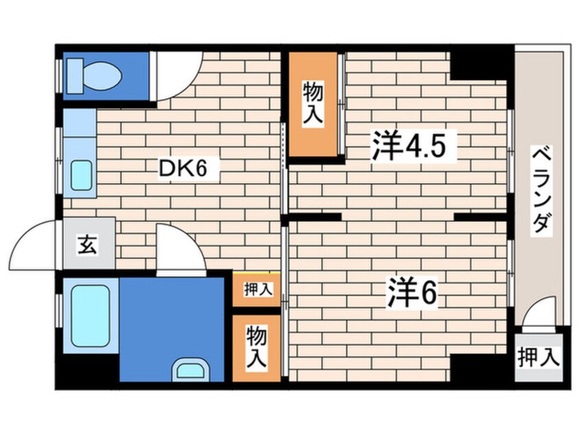 間取図 浜田ビル