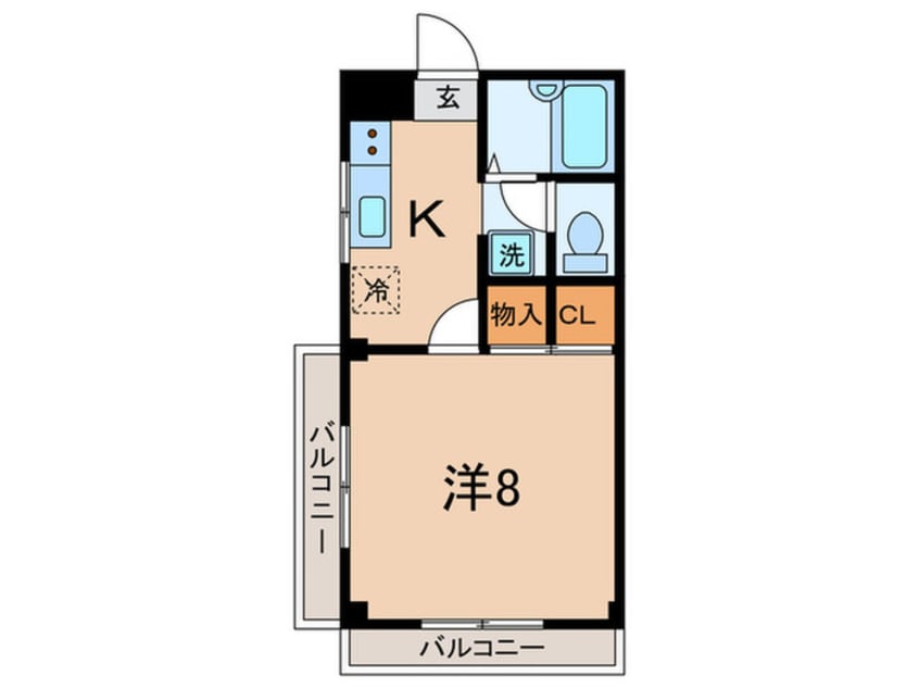 間取図 フラワ－ハイツ