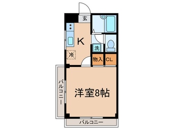 間取図 フラワ－ハイツ