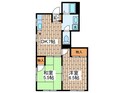 多摩川コーポラスの間取図