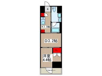 間取図 ＡＬＴＥＲＮＡ門前仲町