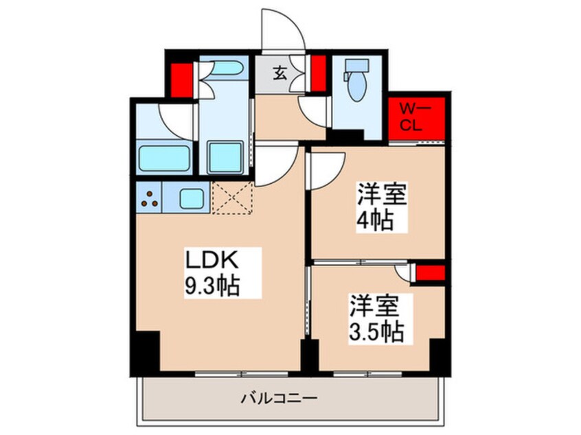 間取図 ワンルーフレジデンス浅草橋