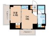 ONEROOF RESIDENCE ASAKUSABASHI 1DKの間取り