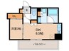 ONEROOF RESIDENCE ASAKUSABASHI 1DKの間取り