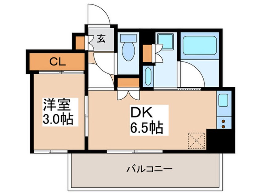 間取図 ワンルーフレジデンス浅草橋