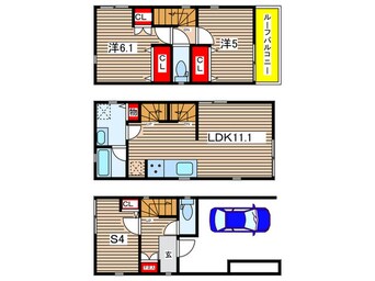 間取図 Kolet武蔵中原7