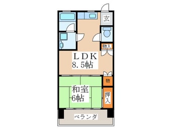 間取図 柳沢ハイム